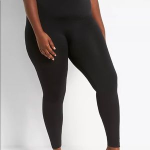 Two pairs Brand New Lane Bryant Fleece Lined Leggings in original packaging.